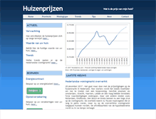 Tablet Screenshot of huizenprijs.com
